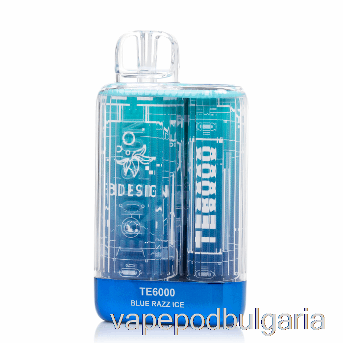 Vape Течности Eb Te6000 син разз лед за еднократна употреба